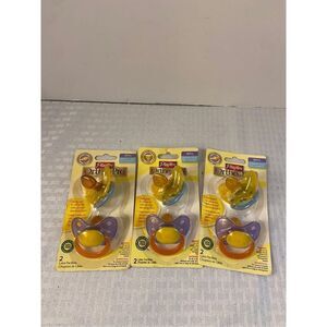 Playtex old stock 3 packs ortho pacifiers 2011 (6m)